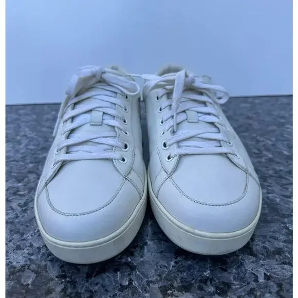 Gucci White Leather Low Top Sneakers Men display picture 1